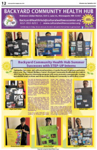 Backyard Community Health Hub September 2019