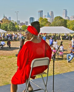 Barbara LeShoure singing The Blues on a marvelous  afternoon at the Peavy Park Celebration September 15, 2012