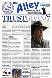 November 2012 Alley Newspaper November 2012 Alley Newspaper