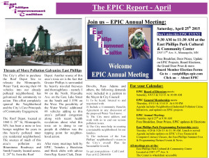 The EPIC Report ”“ April 2015