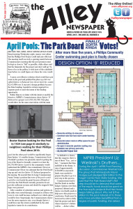 April 2015 Alley Newspaper – APRIL “FOOL” POOL?  NO! “THE POOL” REALLY!
