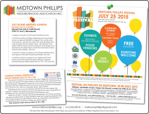 Midtown Phillips Neighborhood Association News July 2015