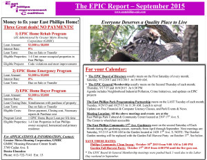 EPIC Report-September 2015