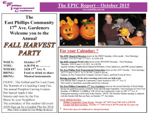 EPIC Report-October 2015