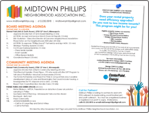 Midtown Phillips Neighborhood Association News MAY 2016