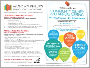Midtown Phillips Neighborhood Association News February 2017