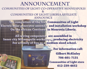 Featuring the Exciting Work of COMMUNITIES OF LIGHT CO-OP/BYI Rebirthing Communities CHAT (Community Health Action Team)