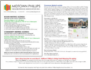 Midtown Phillips Neighborhood Association News-March 2017