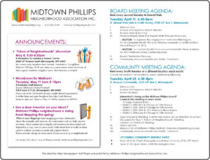 Midtown Phillips Neighborhood Association News-April 2017