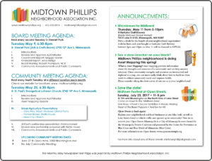 Midtown Phillips Neighborhood Association News-May 2017