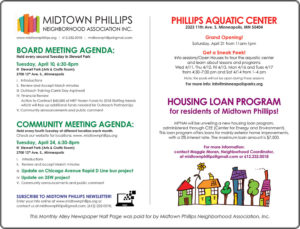 Midtown Phillips Neighborhood Association News – April 2018