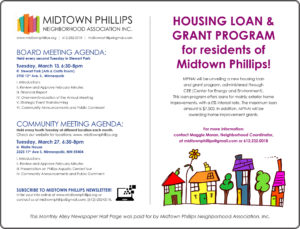 Midtown Phillips Neighborhood Association Inc. – March 2018
