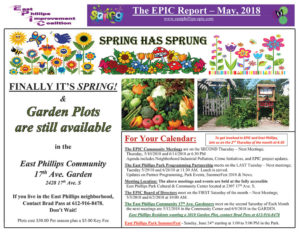 EPIC News – May 2018
