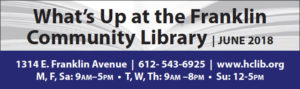 What’s Up at the Franklin Community Library – June 2018