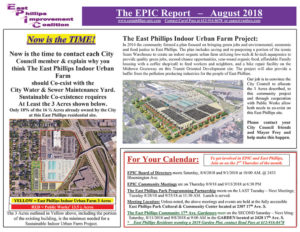 East Phillips Improvement Coalition Report ”“ August 2018