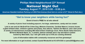 Phillips West Neighborhood 22nd Annual National Night Out