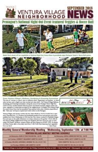 Ventura Village Neighborhood News – September 2018