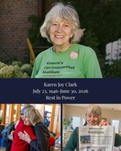 Karen Clark: July 23, 1945 – June 30, 2026